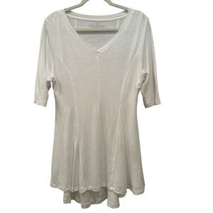 Soft Surroundings V-Neck Women's Tunic Stretchy Casual Staple Versatile Sz M